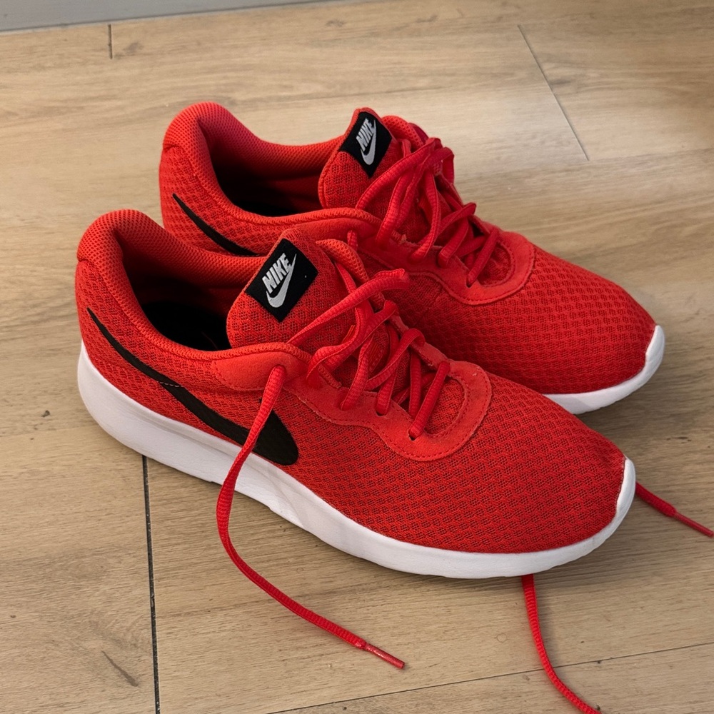 Nike Kids Red and Black Sneakers